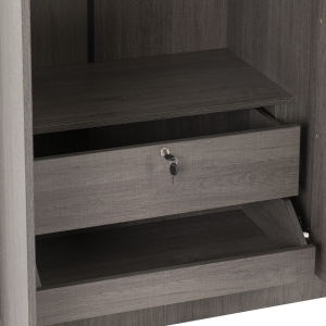 Image: 7174 - Lisbon 3 Door Wardrobe - Grain